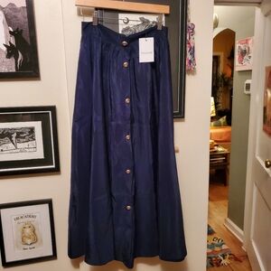 Gorgeous New With Tags Blue Skirt From Turkey. Stunning.